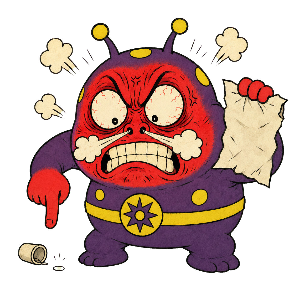 ぶちギレ星人のキャラクター