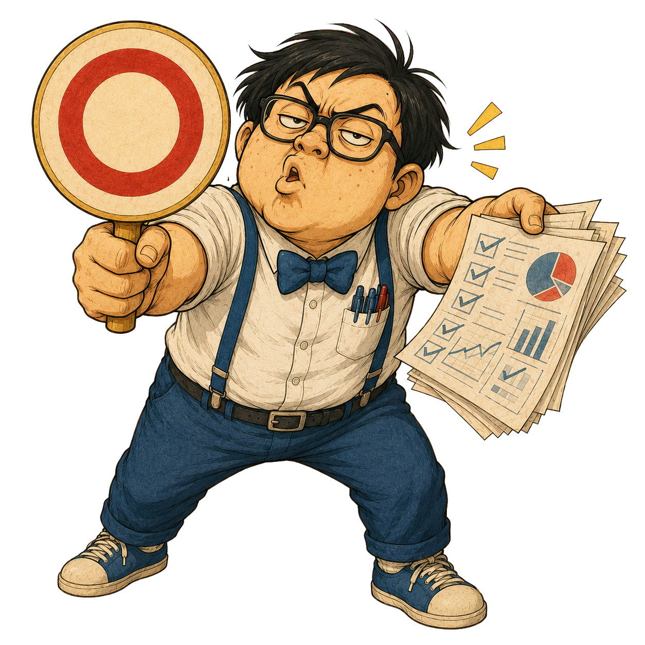 正論バカのキャラクター